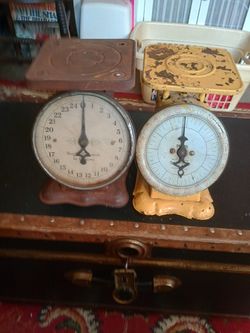 Two Antique scales. Both Work Great! 