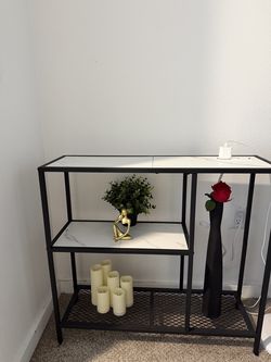 Console table(With Sockets) including Decore