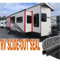 Brand New RV Slide Out Seal 1 * 15/16 Inch * 35' D-Seal Wiper Weather Stripping 018-312-EKD Replacement for RV Camper Slideout System Black Rubber