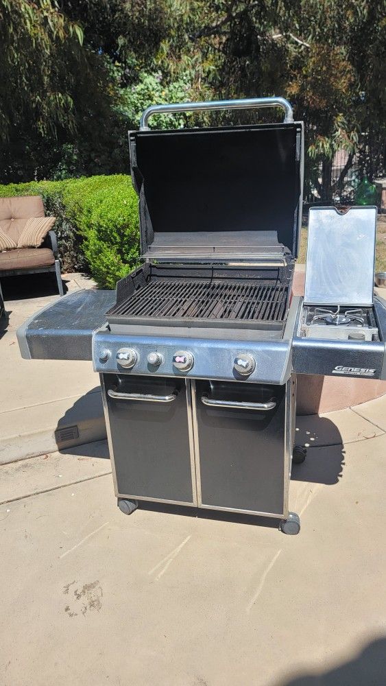 Weber Genesis Special Edition Gas Grill With Sear Zone And Side Burner ...