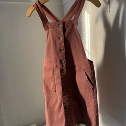 H&M overall dress Salmon Color 12-13 Youth