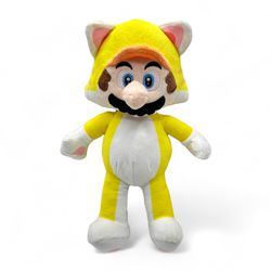NEW Nintendo Super Mario Bros 10” Yellow Cat from Super Mario Bros Movie Plush