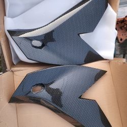 Side Frame Panel Guard Fairings Cover For Kawasaki Versys 650 KLE-2024