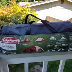 New/Never Used Coleman Screened 4 Person Evanston Tent