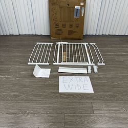 $30 #1950 (30” Tall X 29-51” Wide) Safety Gate For Toddler Baby Or Dog / Easy Install / Pressure Mounted