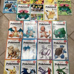 18 New Pokémon Time + Life Magazines Collect All Covers (VALENCIA) $15 Each