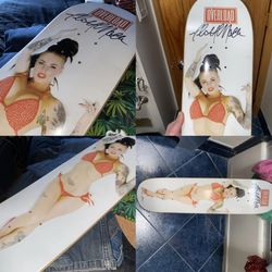 Christy Mack XXX Rare Signed Skateboard Deck Hard To Find Skateboarding  