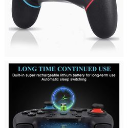 Switch Controller for Nintendo, Wireless Pro Controller for Nintendo Switch/Switch Lite, Switch Remote Controller Gamepad Joystick, Supports Gyro Axis