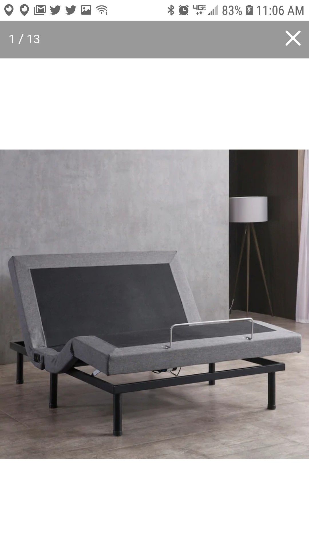 Adjustable Bed Base Twin XL