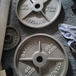 OLYMPIC 45LB WEIGHT Plates