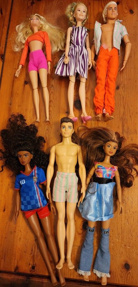 Lot Of Barbies & Dolls & Accessories