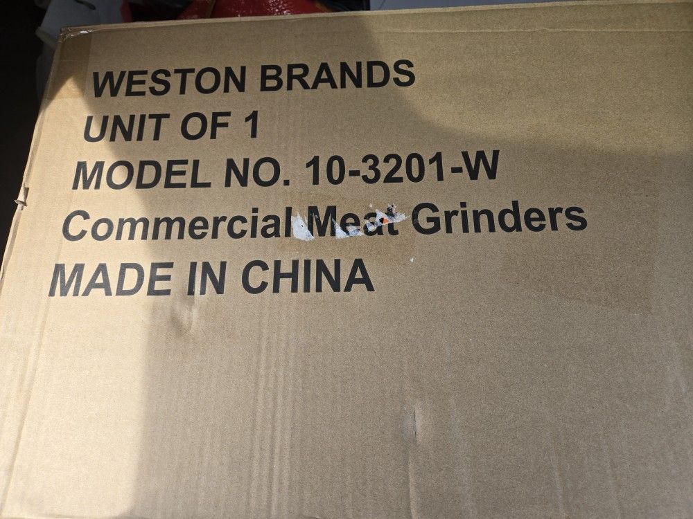 Weston Brand Commercial Meat Grinder