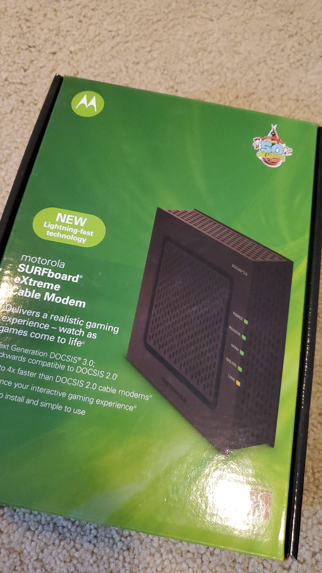 Motorola cable modem SB6120