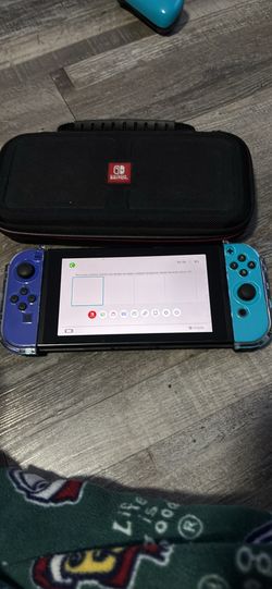 Nintendo switch with case
