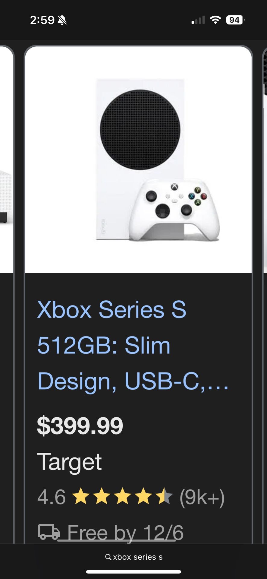Digital Xbox Series S 512GB