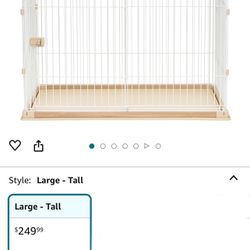 Large Tall Wire Dog Crate