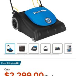 Powr-Flite Wide Area Vacuum