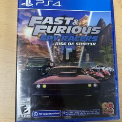 Fast And Furious PS4 
