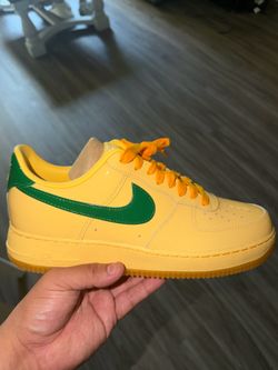 Nike Air Force 1 Low "Topaz Gold Patent Leather" (Berry Pack) - Size 11