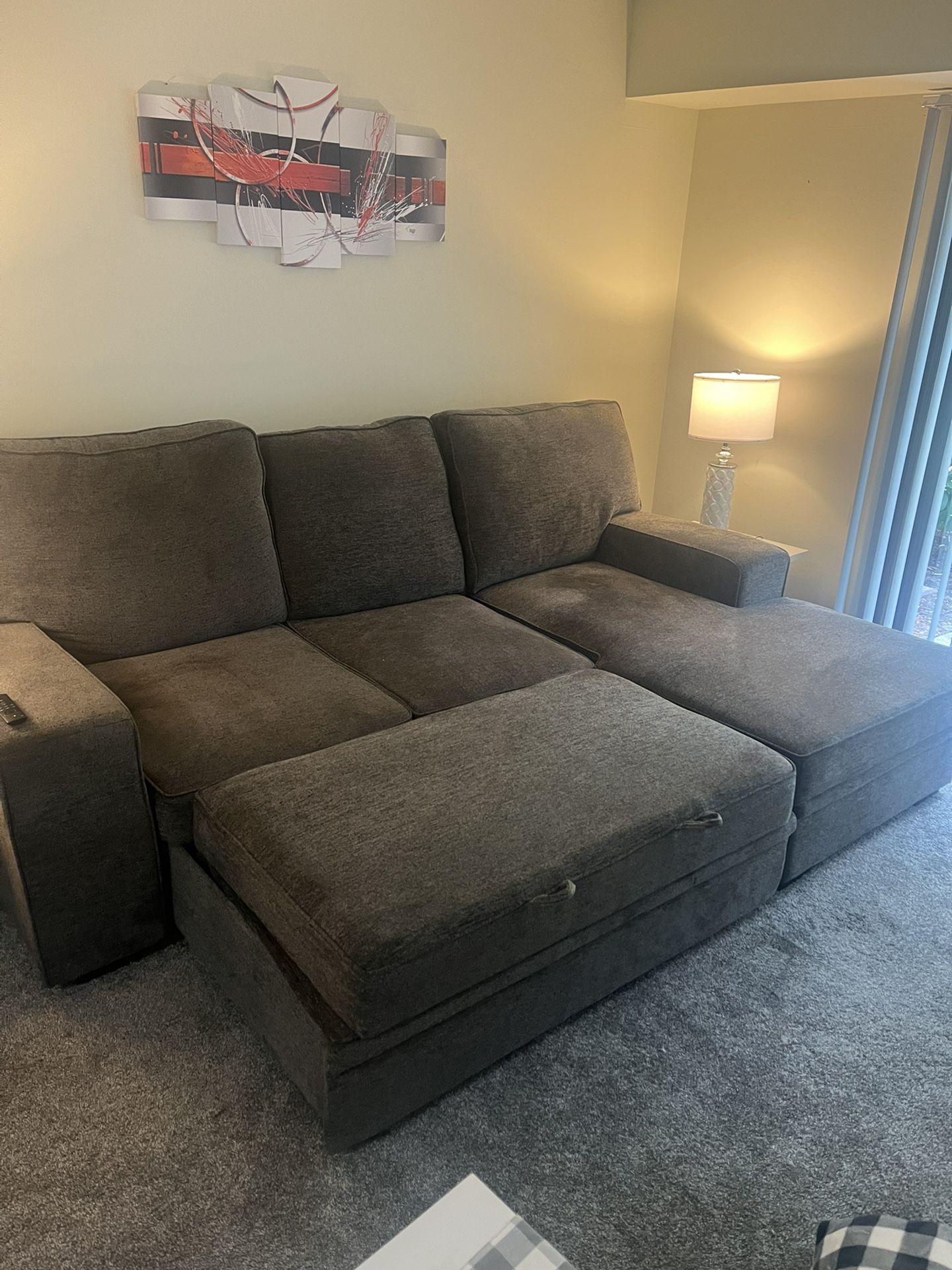 Brand New Couch , Set Plus Lamps And End Tables