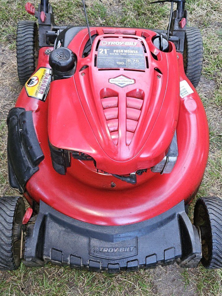 Troy Bilt 21 Deck 6.75hp 190cc for Sale in Tulsa OK OfferUp