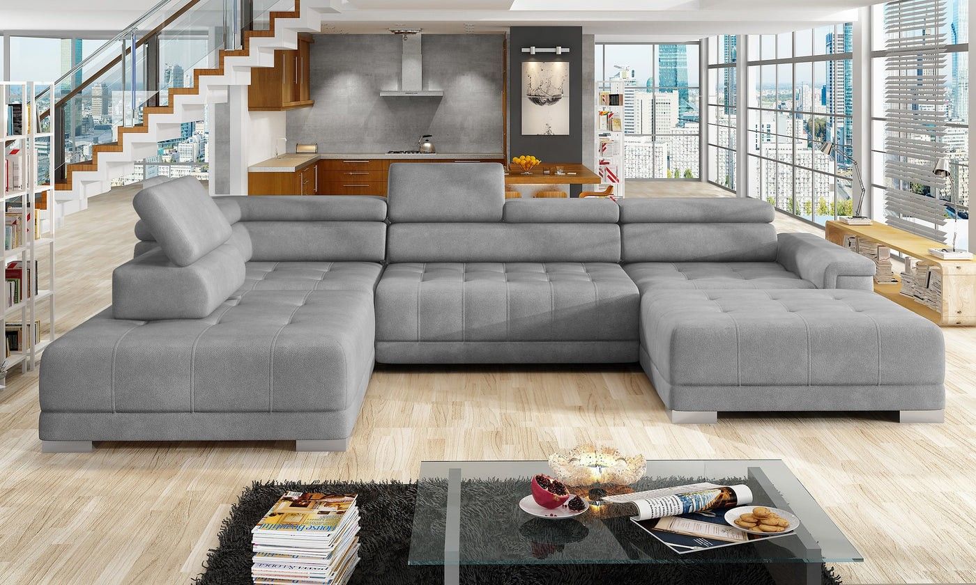 New Big Sectional Sofa  Grey Color 