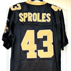 XL/2X - SAINTS #43 SPROLES REEB0K JERSEY