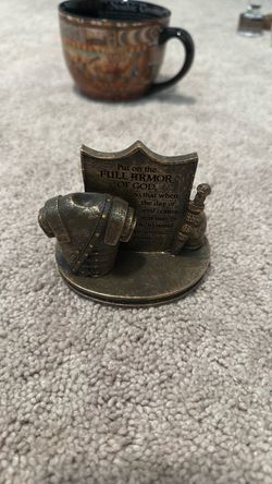 Full Armor of God Bronze Resin Figurine