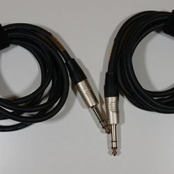 Mogami 2792 Cable 5 ft each Two