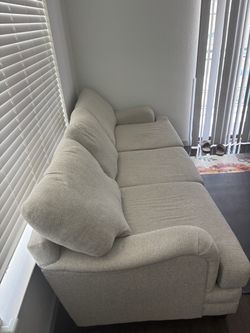 Light Gray Fabric Sectional Sofa