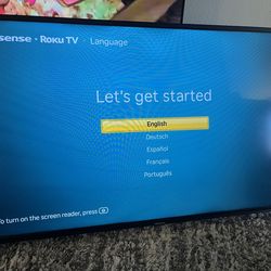 Hisense 43’ Roku Tv