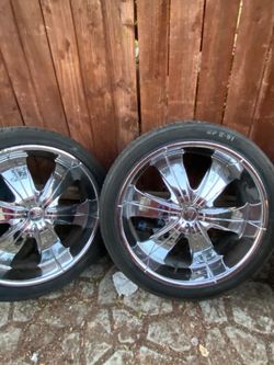 24inch rims  305/35ZR24 tires.