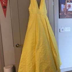 Yellow MacDuggal Dress 
