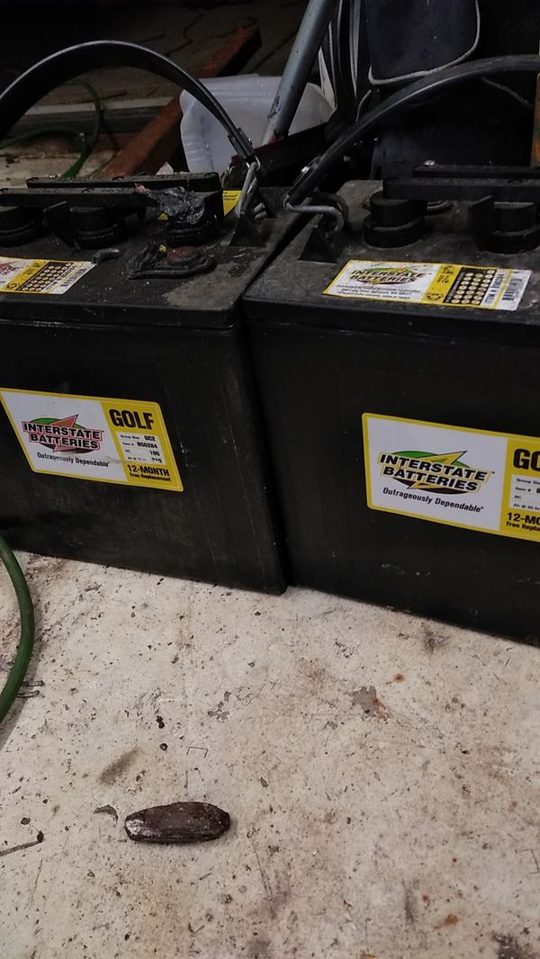 Interstate 6 volt golf cart battery for Sale in Orangevale, CA OfferUp