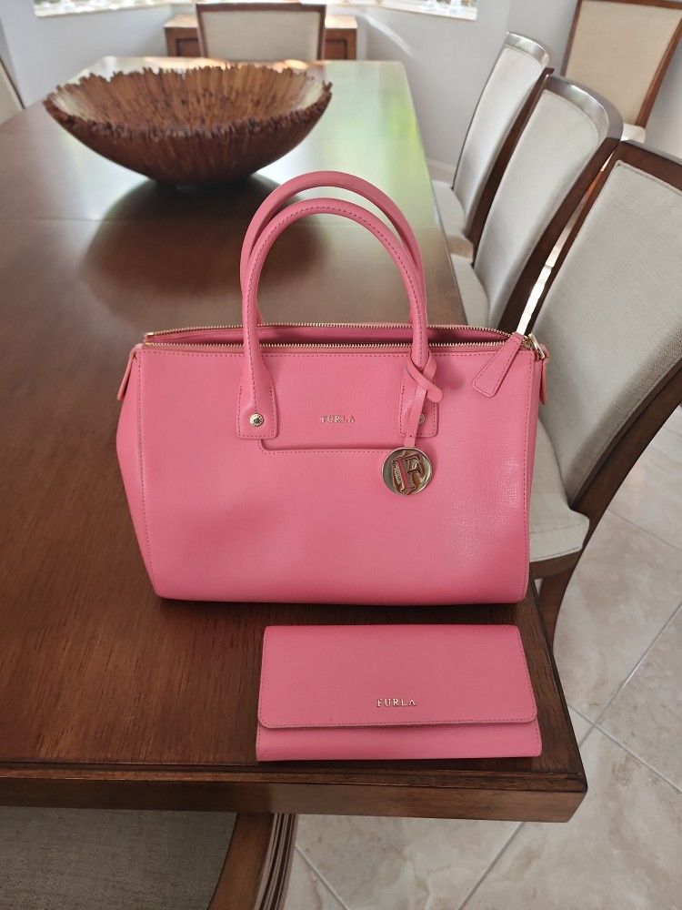 Authentic Furla Bag And Wallet