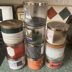 13 Empty Jars For Candle Making 