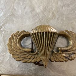 Army Antique Brass Belt Buckle