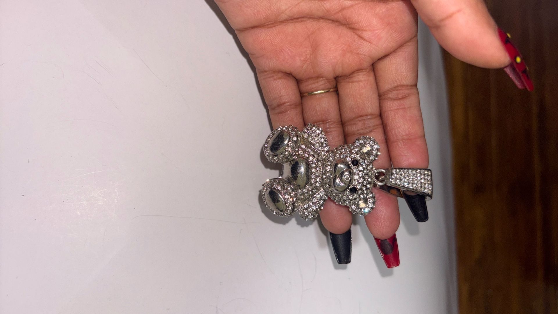 Bling Out Teddy Bear Pendant 
