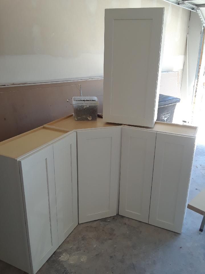 Brand New Wood J&K Kitchen Cabinets
