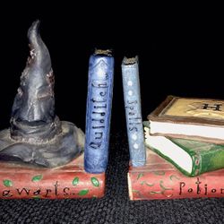 Book ends Harry Potter Sorting hat