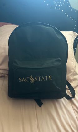 Sac State Black Backpack