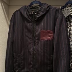 Dolce Gabbana reversible leather jacket 