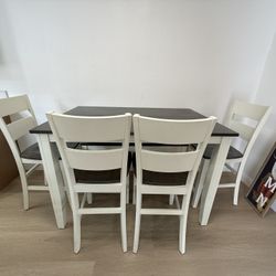 54” 6 Seat Dining Table Set