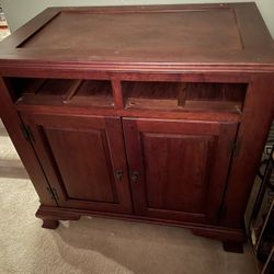 BEAUTIFUL LEXINGTON 2 PIECES MAHOGANY / CHERRY CABINET 