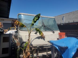 80's Winnebago Pace Arrow windshield