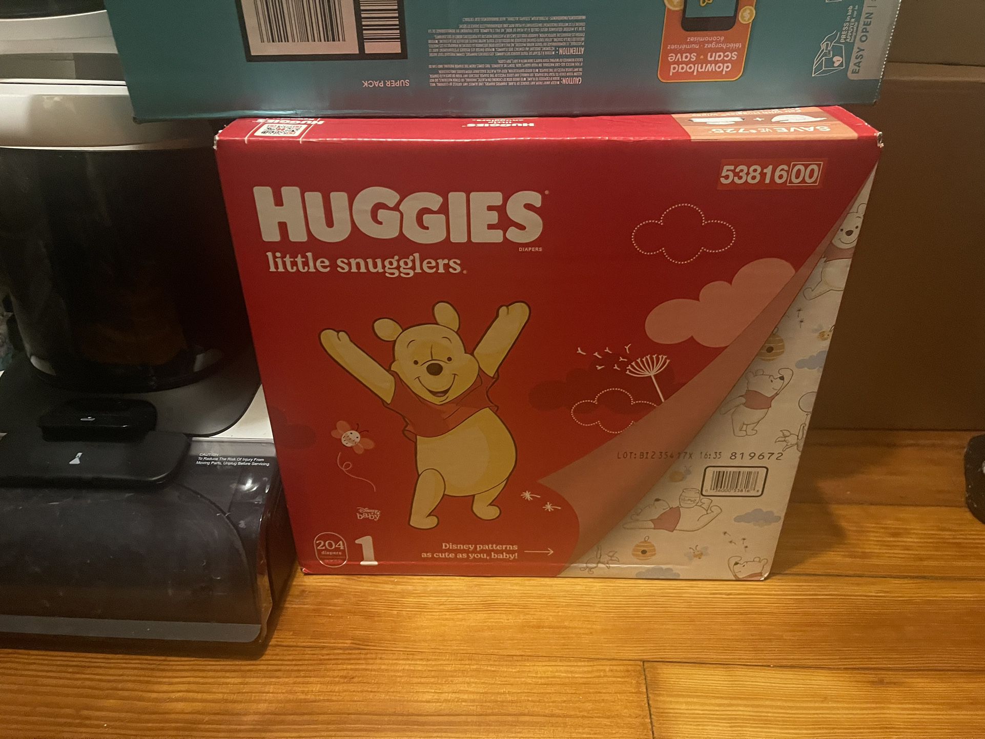 Huggies Size 1  (204 Diapers )