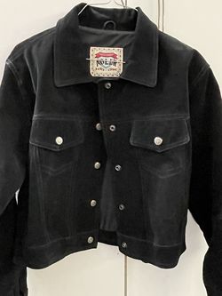 Large Black Denim Jacket