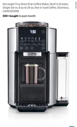 Brand New De’Longhi TrueBrew Coffee Maker w/ Grinder – $350