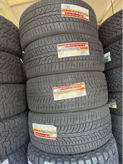 🚨🚘295/30r26 marca ARROYO tire nuevas con 50,000 millas de garantía las 4
