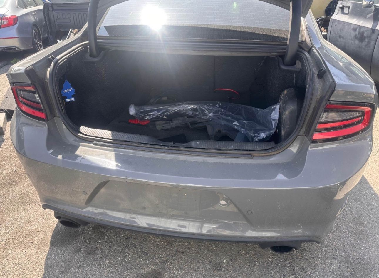 Charger White Body Back Bumper
